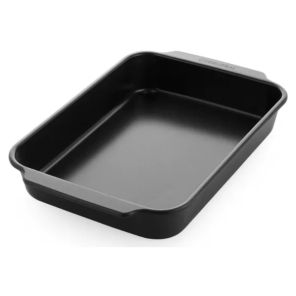 Greenpan Thermolon Yüzey Fırın Tepsisi 33X22.5 cm - Sağlıklı Yapışmaz & Dayanıklı Karbon Çelik - 33x22,5 Cm - Siyah - Gri