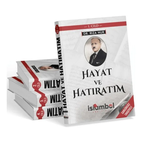 Hayat ve Hatıratım (4 Cilt Takım) - Rıza Nur