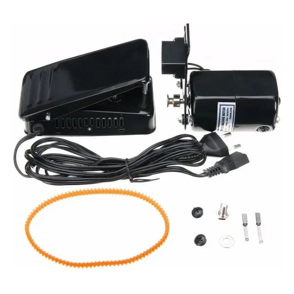 İşkur Makine Ev Tipi 250W 10500 Rpm Aile Dikiş Makinesi Motoru Ve Pedalı