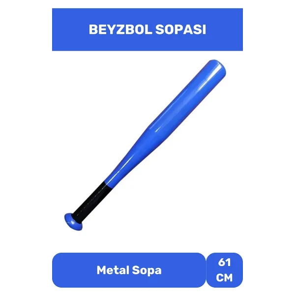 Kırılmaz Kaliteli Metal Baseboll Beyzbol Sopası 61 Cm
