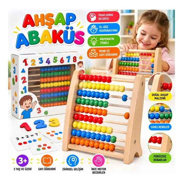 Km5632 Ahsap Abakus
