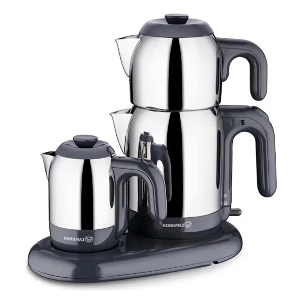 Korkmaz A353-09 Mia Füme Inox Çay Kahve Makinesi
