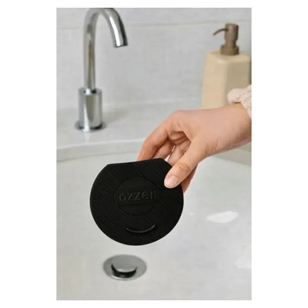 Lavabo Kötü Koku Giderici Önleyici Silikon Mat Sızdırmaz Lavabo Tıkacı Lavabo Tıpası Evye Kapağı Siyah