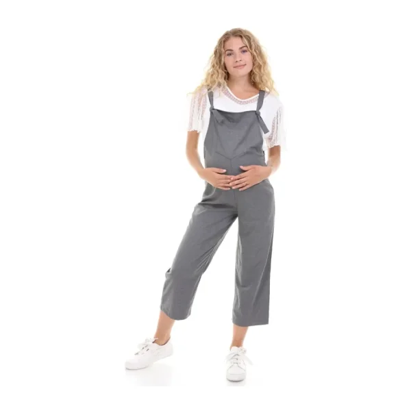 Luvmabelly MYRA6106 - Füme Hamile Salopet