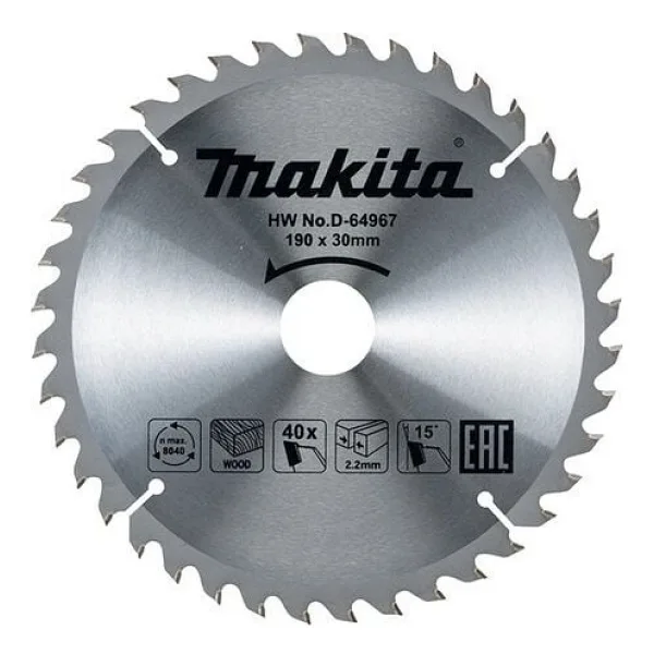 Makita D-52635 235x2.5x30 mm 60 Diş Elmas Ahşap Daire Testere Bıçağı
