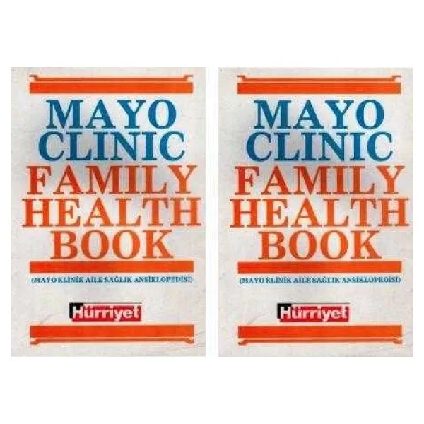Mayo Clinic 1 + 2 Family Health Book Aile Sağlık Ansiklopedisi - (2 Cilt Takım) / 1991 Yılı İlk Baskısı