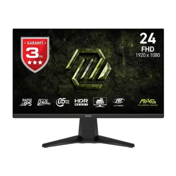 MSI MAG 245F X24 23.8" 0.5 ms Full HD IPS 240 Hz Oyuncu Monitörü