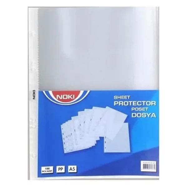 Noki Poşet Dosya A5 Küçük Boy (100 LÜ PAKET)