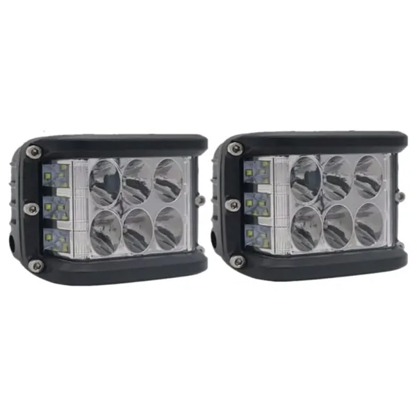 Off Road Led Bar Delici Beyaz Işık - Beyaz Flaşlı 2 Adet Metal 12 Volt