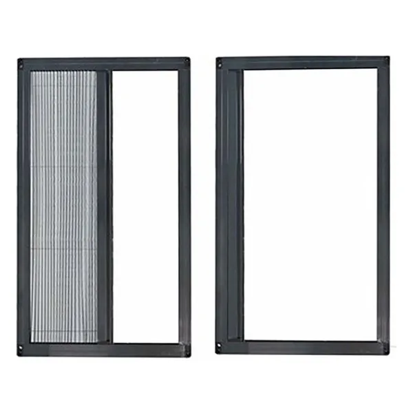 Oneplise Plise Pileli Sürgülü Kapı Sinekliği (Demir Kapı Ahşap Kapı Çelik Kapı Pimapen Kapı) - Antrasit - En: 90 cm - Boy: 240 cm