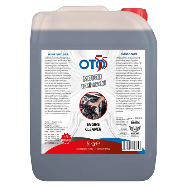OTO55 Motor Temizleyici (1/5 Konsantre) - 5 KG