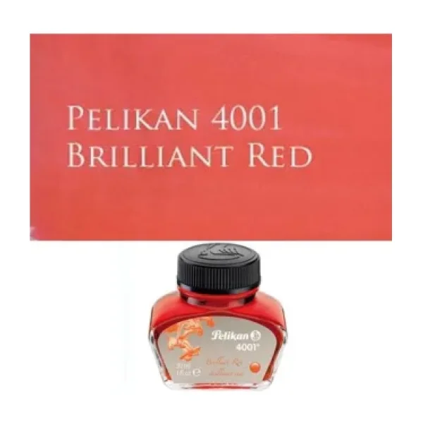 Pelikan 4001 30 ml Kırmızı Yazı Mürekkebi