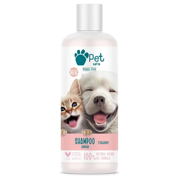 Pet Love Şampuan, Çilek, 500 Mililitre
