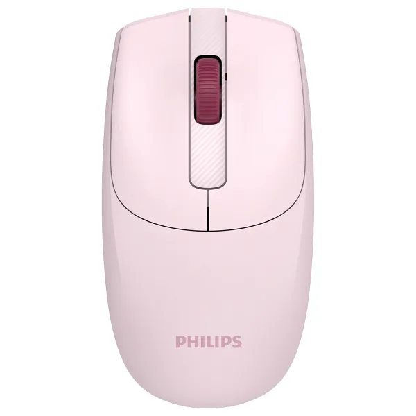 Philips SPK7398 Pembe Sessiz Optik Kablosuz Mouse