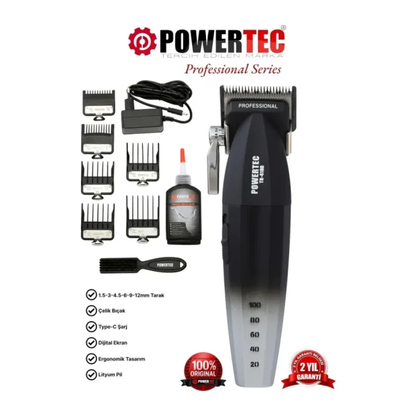 Powertec TR 4100 Saç ve Sakal Kesme Makinesi