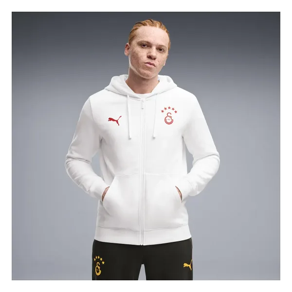 Puma Galatasaray Ftblessentials 782910-21 Beyaz Erkek Eşofman Üstü