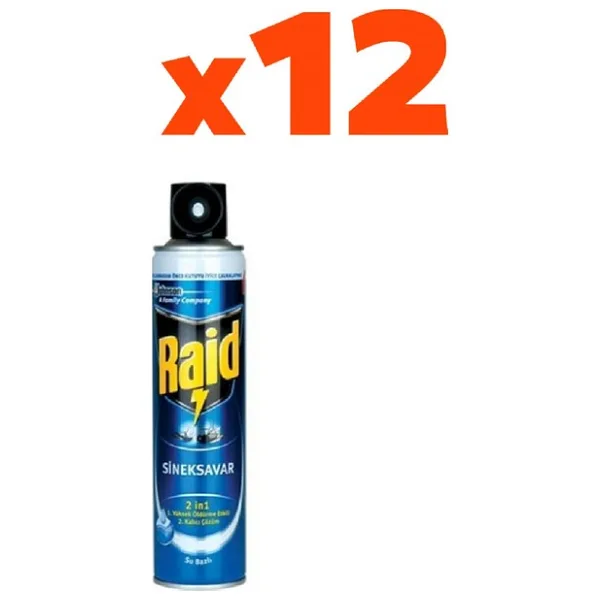 Raid Sinek Öldürücü Sprey 300 ml 12'li