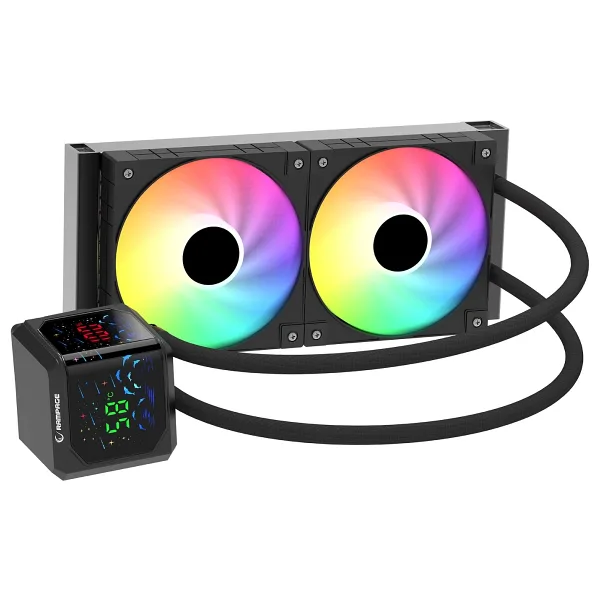 Rampage Helios D24 ARGB 240 mm Siyah İşlemci Sıvı Soğutucu