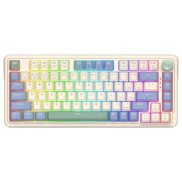 Redragon Ucal K673 Pro RGB %75 TKL Red Switch Kablolu/Kablosuz Mekanik Oyuncu Klavyesi