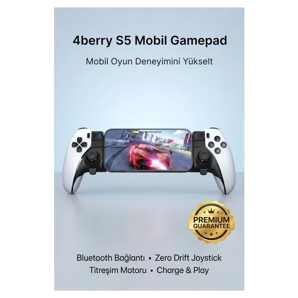 S5 Mobil Oyun Kolu & Gamepad Dönüştürücü - Android, İos, Pc Uyumlu - Type-C Bağlantı & Titreşimli