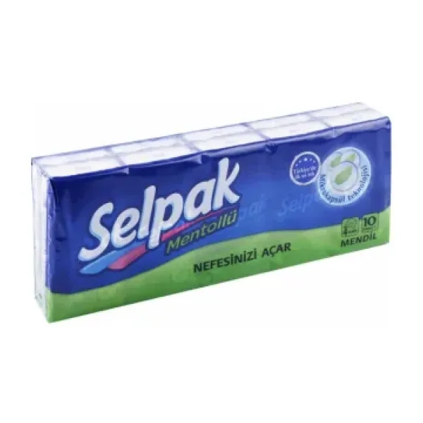 Selpak Mentollü Kağıt Mendil 10'lu
