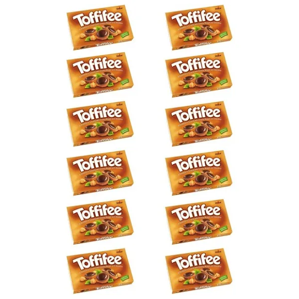 Toffifee Fındıklı Karamelli Çikolata 125 gr 12'li
