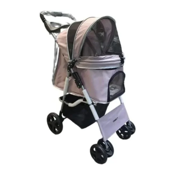 Tommy Evcil Hayvan Arabası 78x46x99,5 cm Pembe Max 15 kg