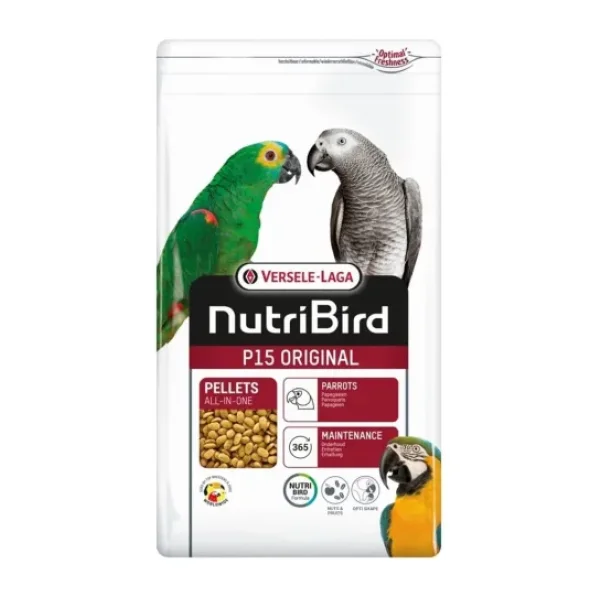 Versele Laga Nutribird P15 Original 1 kg Pelet Papağan Yemi