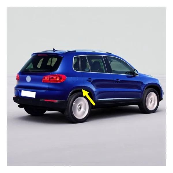 Vw Tiguan 2012-2015 Sağ Arka Çamurluk Ağzı Plastik Dodik 5N0854820c