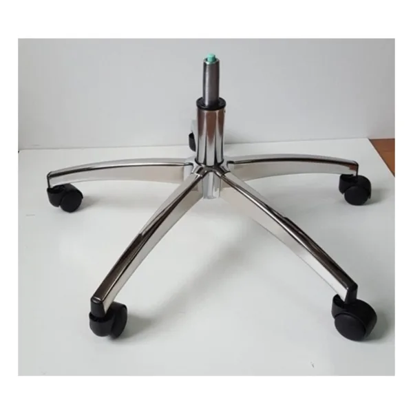 YILDIZSİT Oyuncu Koltuğu Krom Yıldız Ayak Krom Pistonlu Çap 64 Cm