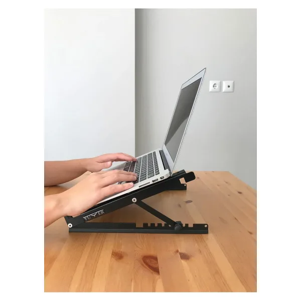 Yumer Katlanabilir, Çelik Laptop Standı Soğutucu Notebook Dizüstü Tablet Macbook, Tüm Ekranlarla Uyumlu