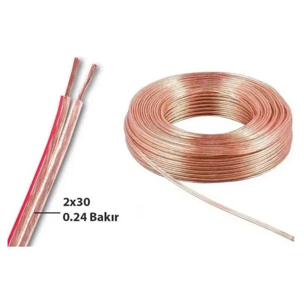 2x0.50 Kordon Kablo - 1 metre