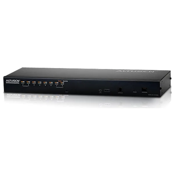8 Port Cat 5 High-Density Kvm Over Ip Switch