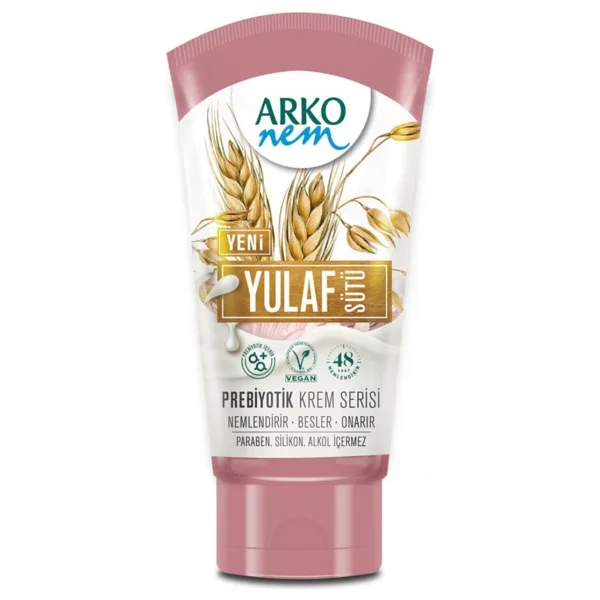 Arko Nem Prebiyotik Krem Serisi Yulaf Sütü 60 ml El ve Vücut Kremi