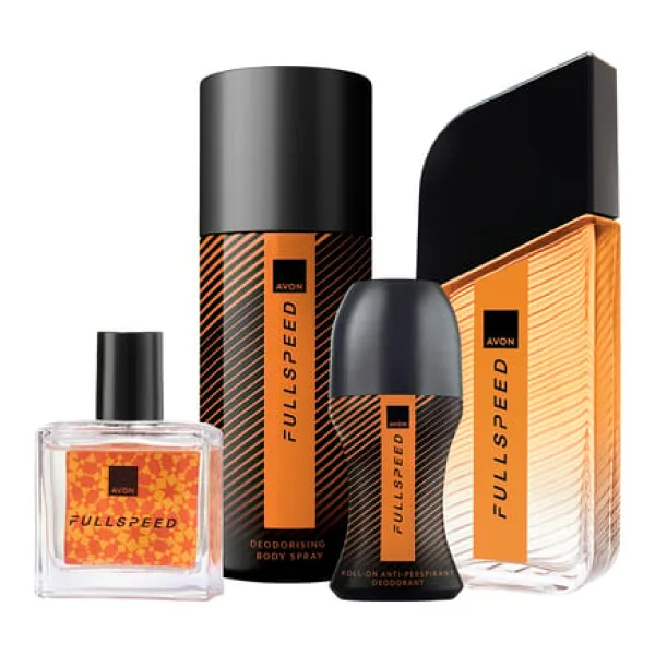 Avon Full Speed Erkek Parüm Deodorant Rollon Dörtlü Set