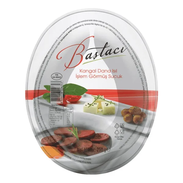 Baştacı Dana Kangal Sucuk 250 gr