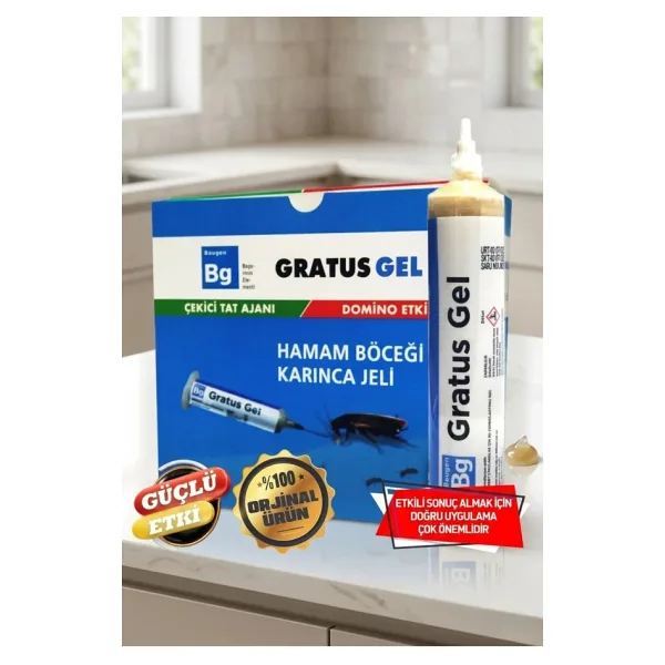 Baugen Gratus Jel 35 Gr Hamamböceği Ve Karınca Jeli