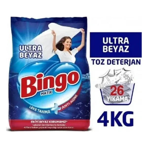 Bingo Matik Ultra Beyaz 4 kg Toz Deterjan