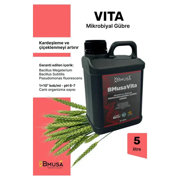 Bmusa Vita 5Lt Mikrobiyal Gübre