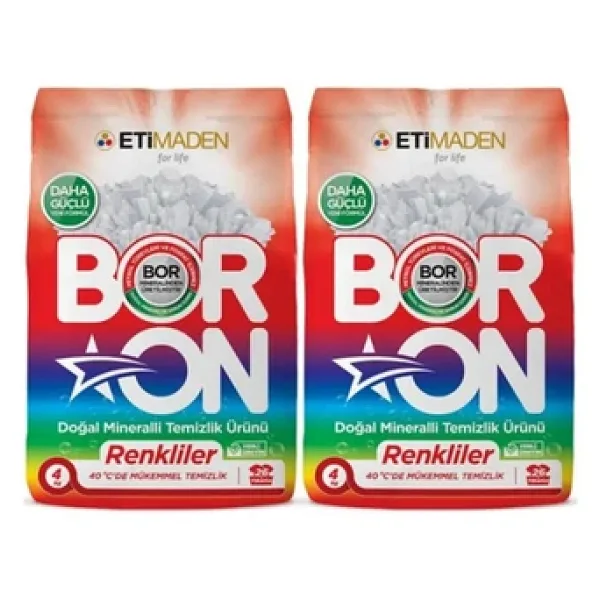 Boron Doğal Çamaşır Makinesi Deterjanı 8 Kg 52 Yıkama