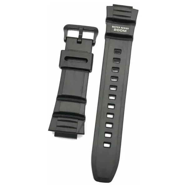 Casio AE-2000 AE-2100 WV-200 Siyah Orijinal Silikon Saat Kordonu