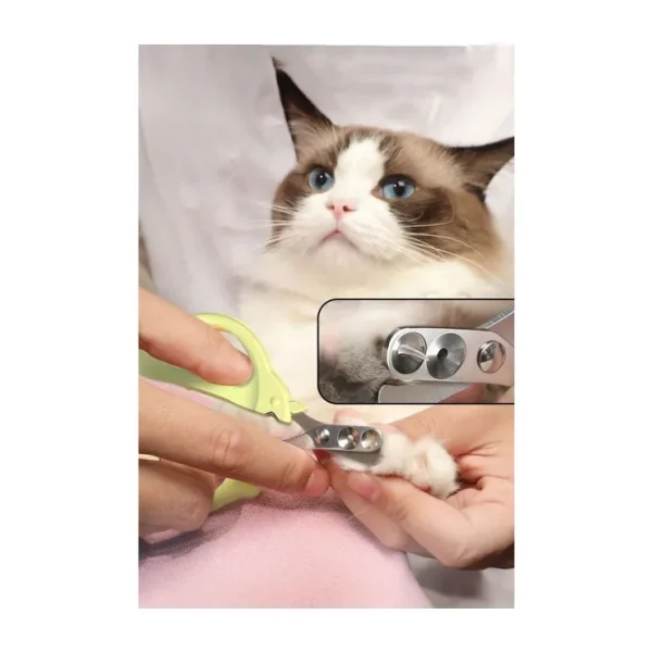 Çelik Uçlu Çift Delikli Yeşil Kedi Tırnak Makası CIN821YS
