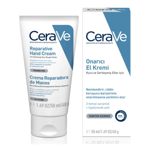 Cerave Reperative Hand Cream 50 ml Onarıcı El Kremi