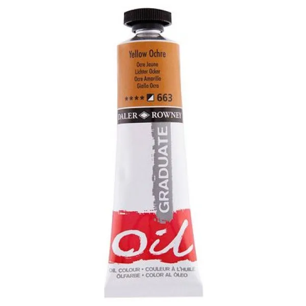 Daler-Rowney Graduate 38 ml Yağlı Boya N:663 Yellow Ochre