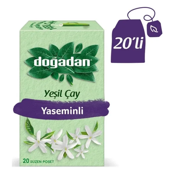 Doğadan Yaseminli Yeşil Çay 20'li