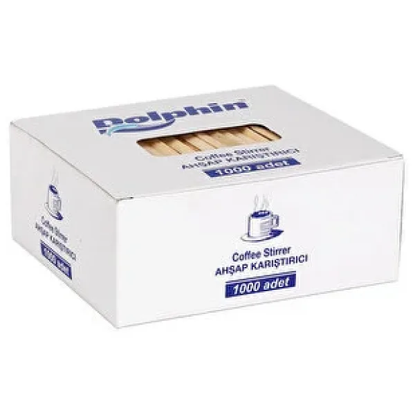 Dolphin Tahta Karıştırıcı 11 Cm. 1000'Li