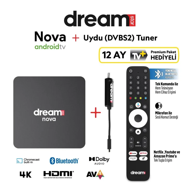 Dreamstar Nova 32 GB 4K Android TV Box