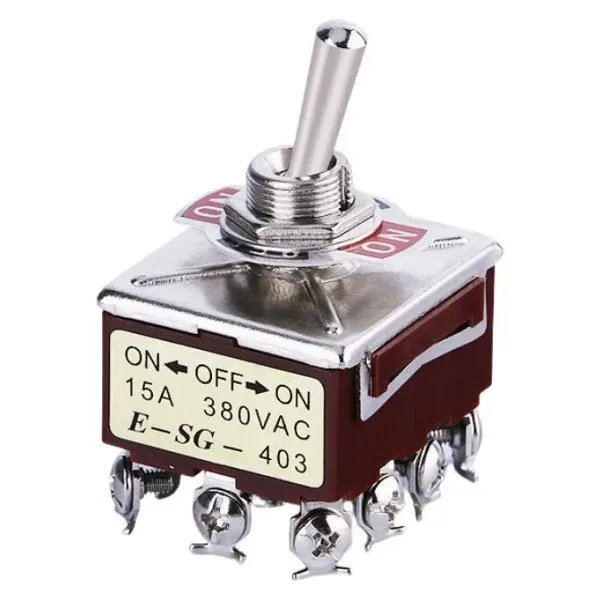 E-SG-403 ON-OFF-ON 12-Pin Toggle Switch
