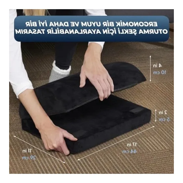 Ergonomik Ayak Desteği - Ofis Ve Oyun Koltukları İçin Rahatlatıcı Tabure