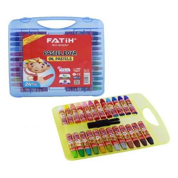 Fatih King Size Çantalı 24'lü Pastel Boya